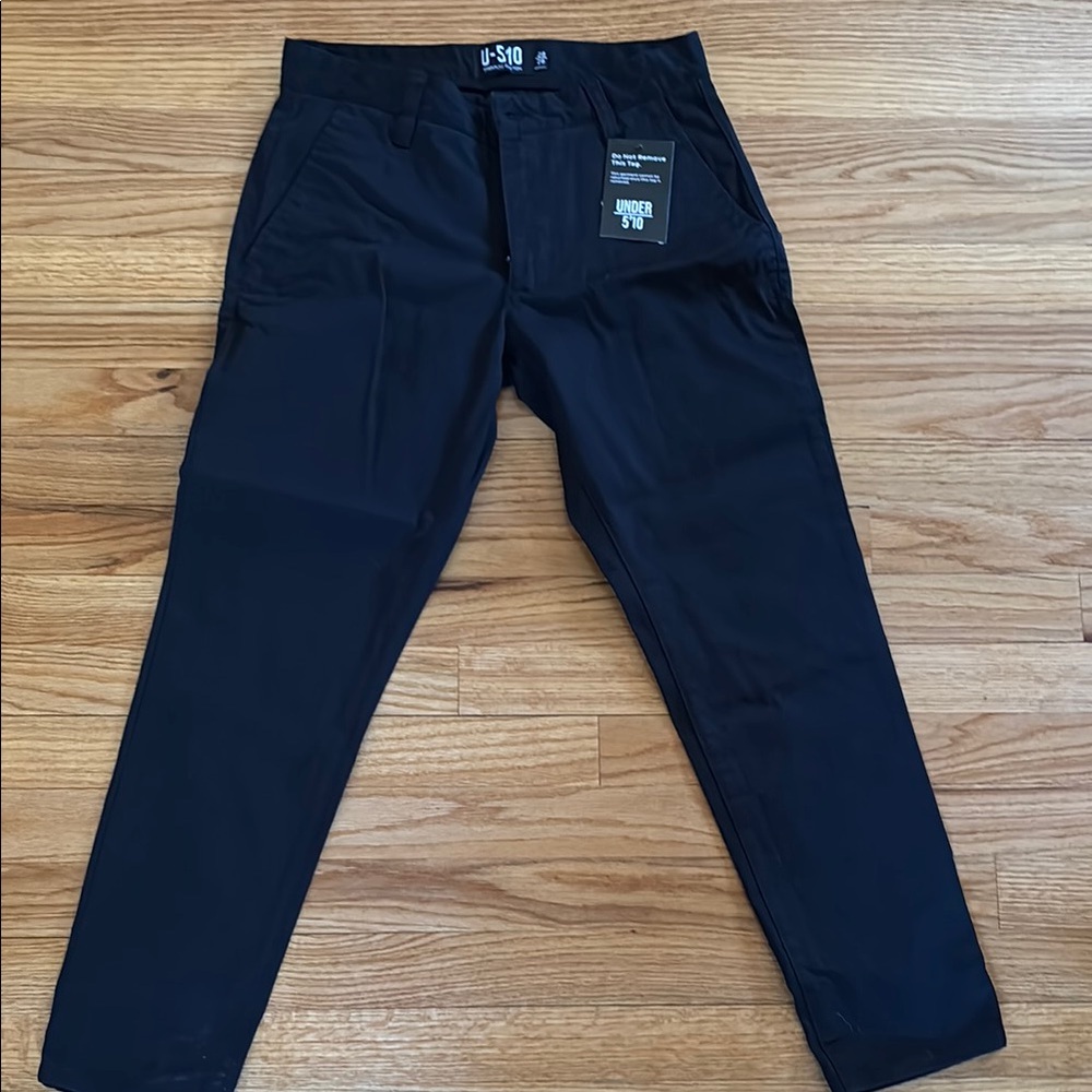 Under 5’10 Black Chinos size 28